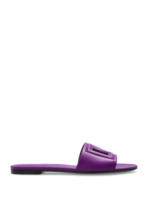 サンダル・ミュール DOLCE  GABBANA Women Sandals CQ0436 AY329 80402 Pink Dolce & Gabbana Slides with logo | Women's Shoes | Vitkac